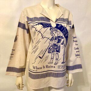 Rare Vintage 80s NEW Morton Salt Girl Promo Shirt CHICAGO NOS w/Tags!